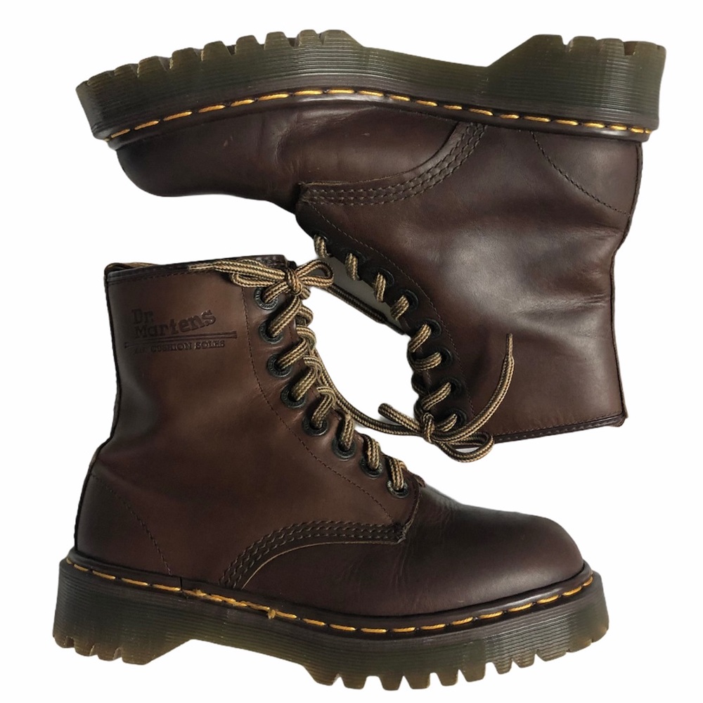 Dr. Martens 1460 8-eye Brown Leather Combat Boots